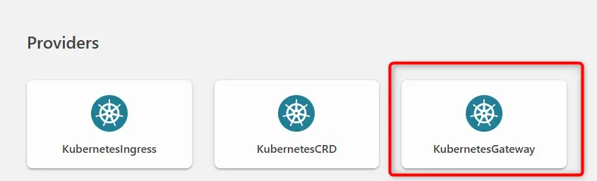 Controle de la prise en compte du provider de la gateway API par Traefik