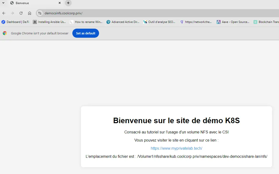 Résultat final