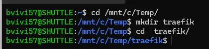 Usage de WSL