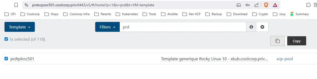 Template présent