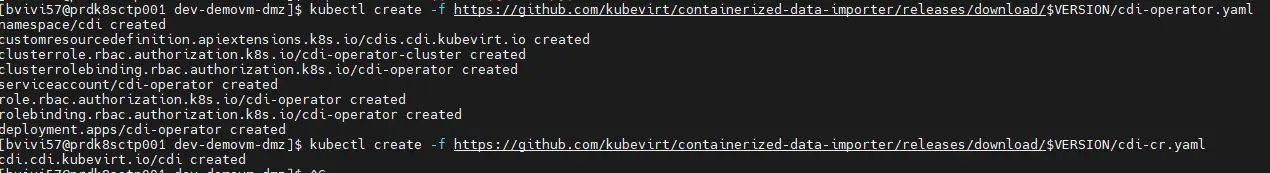 Installation de l'opérateur