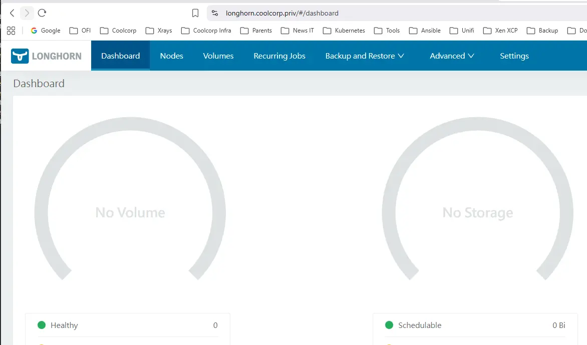 Affichache GUI Lonhorn