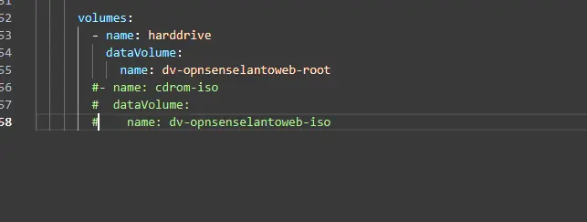 Modification conf VM