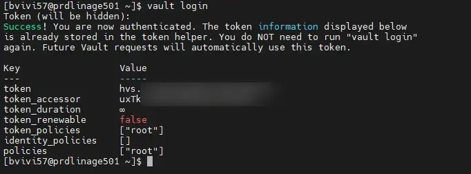 Login en root