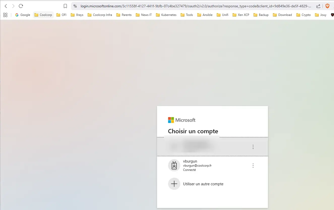 Authentification Azure Entra