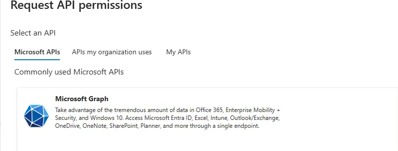 Ajout de des autorisations d'API