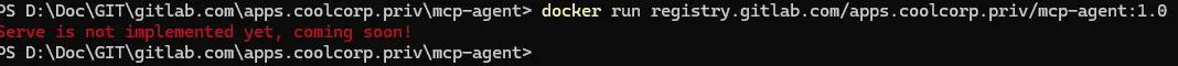 Tentative de lancement via Docker
