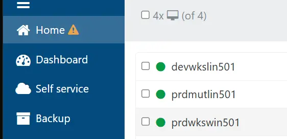 Paramètres avancés VM - activation du HA