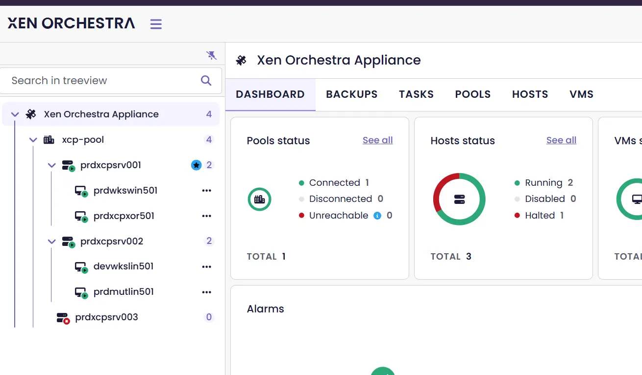 VU XO avec le nouveau master