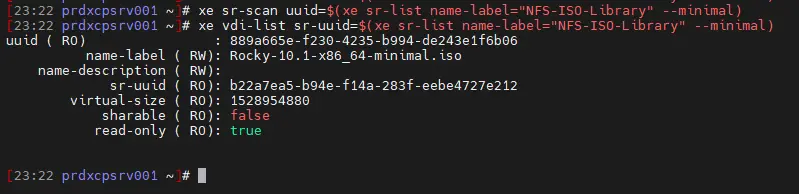 Identification de l'ISO