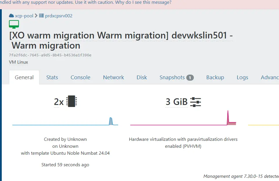 Nom laissé après la migration