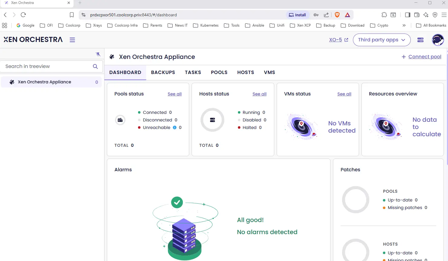 GUI de Xen Orchestra 6