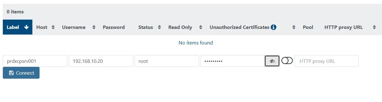 Inscription du premier serveur